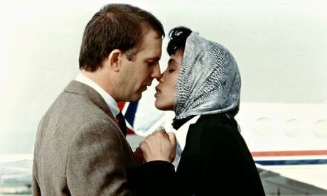 Whitney Houston and Kevin Costner in The Bodyguard