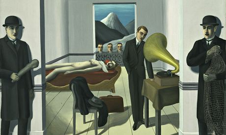 René Magritte's The Menaced Assassin (1926).