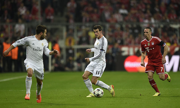 bayern v real: Gareth Bale