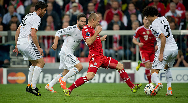 bayern v real: Arjen Robben
