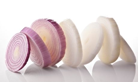 Sliced onions