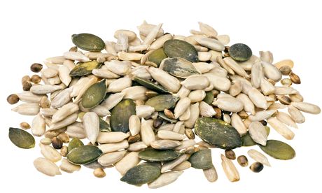 Sunflower, hemp and pumpkin seeds … jazz up your salad.