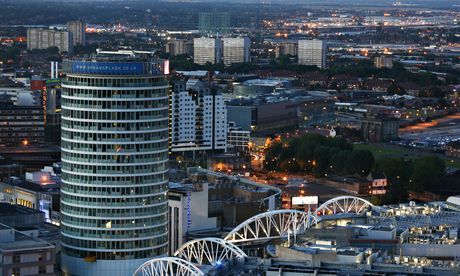 Birmingham city skyline