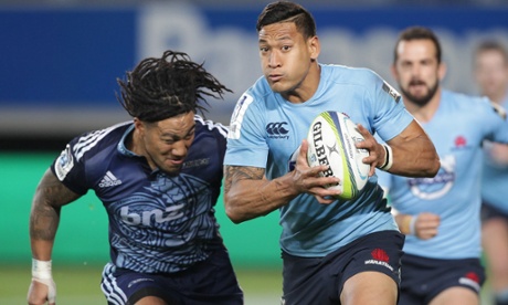 Israel Folau of the Waratahs