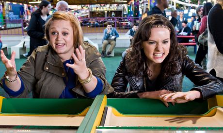 Daisy Ridley with Amanda Henderson in a 2013 episode of Casualty
