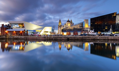 Liverpool docks waterfront
