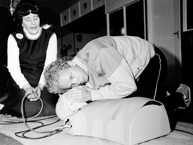 memory lane: David Gower Learning First Aid