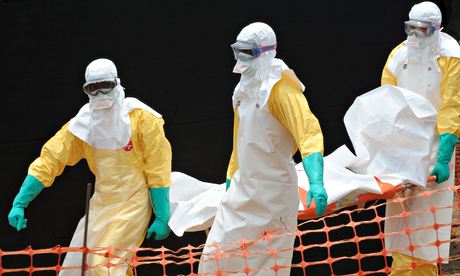 Ebola centre in Guinea