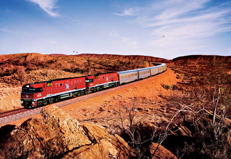 The Ghan train, Darwin, Australia
