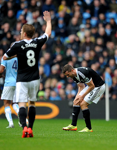 City v soton:  Jay Rodriguez injured