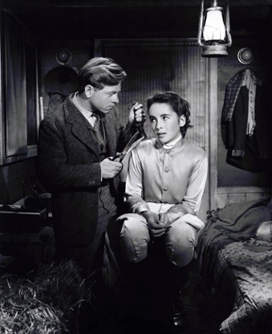 Mickey Rooney and Elizabeth Taylor