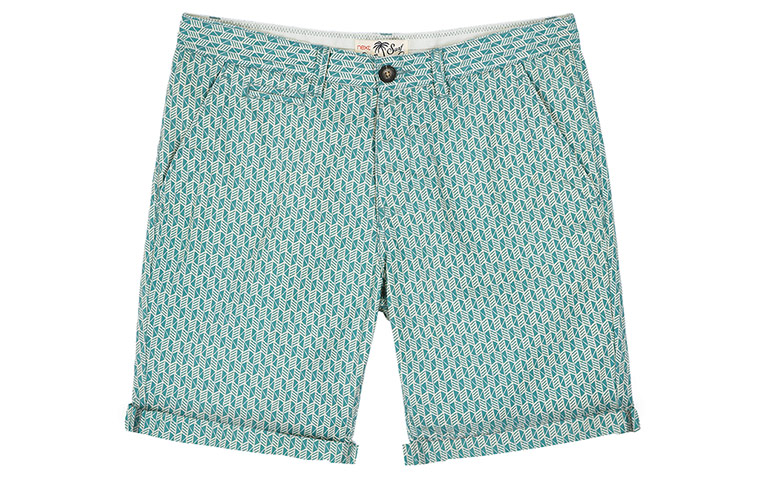 How to wear: Beach: Green shorts