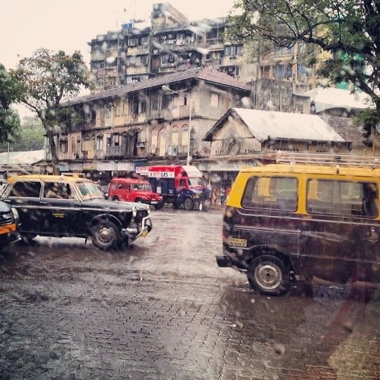 The Mumbai rain.