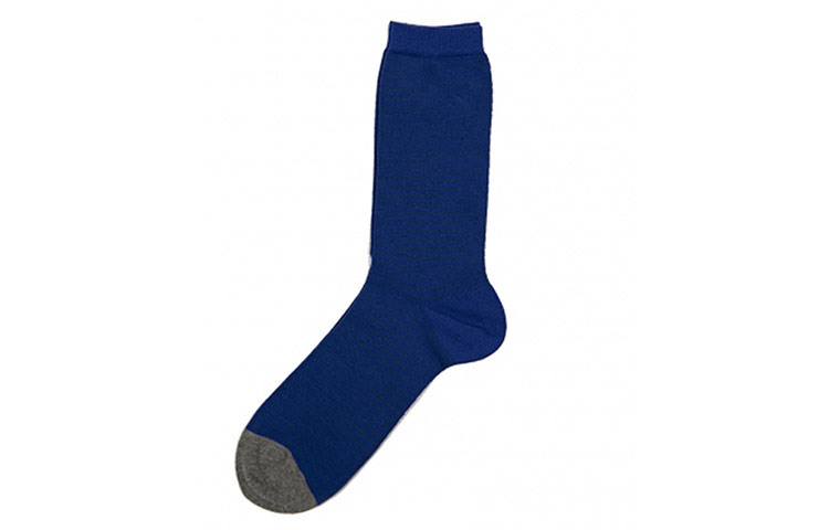 How To Wear: Interview : Blue socks