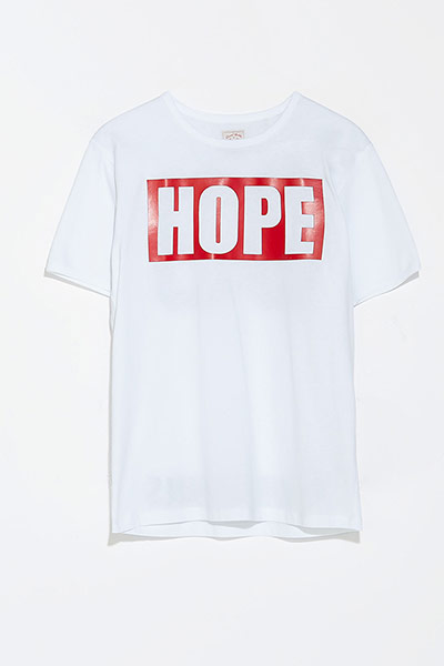 How to wear: worldcup: T shirt with Hope 