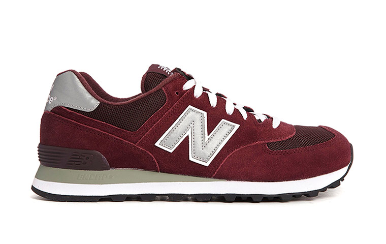 How to wear: worldcup: Maroon new balance trainers