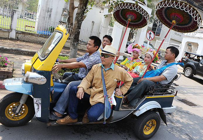 Poy Sang Long: Poy Sang Long Ethnic Buddhist Ordination Festival In Thailand