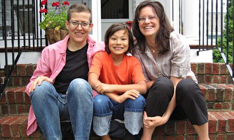 AK Summers and her partner Vee and their son Franklin