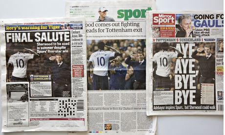 Daily Mail, the Guardian and Daily Mirror  Adebayor