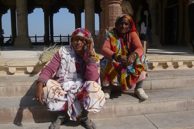 Female staff at Amber Fort, Jaipur.