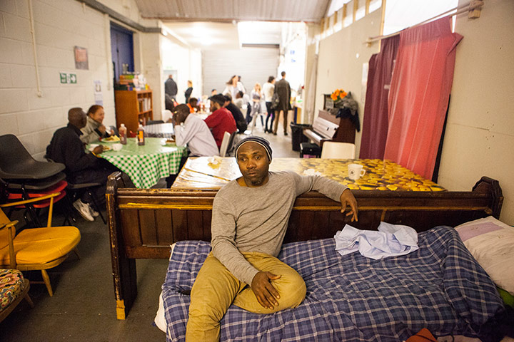 original observer: Nsa Okpo in a homeless shelter