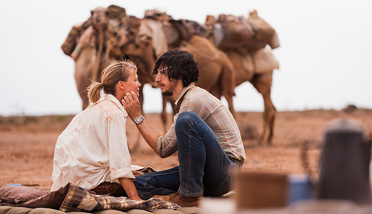 Tracks: film gallery: Tracks: Mia Wasikowska as Robyn DavidsonAdam Driver as Rick Smolan