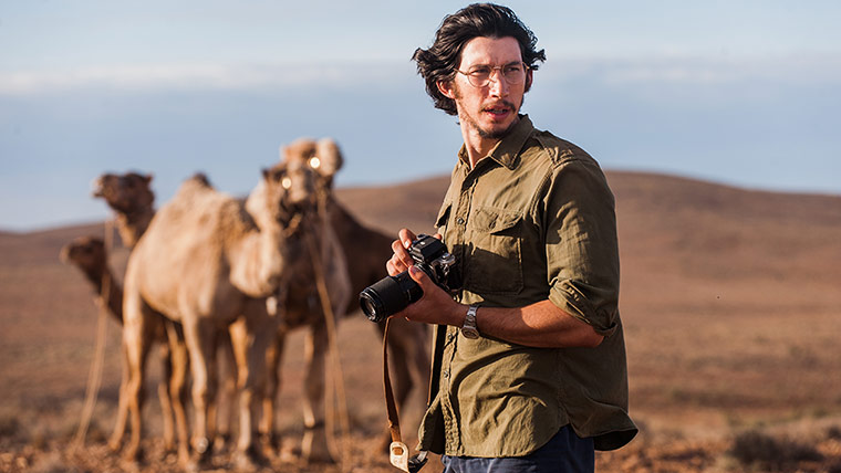 Tracks: film gallery: Tracks: Adam Driver as Rick Smolan join Robyn in the Australian outback