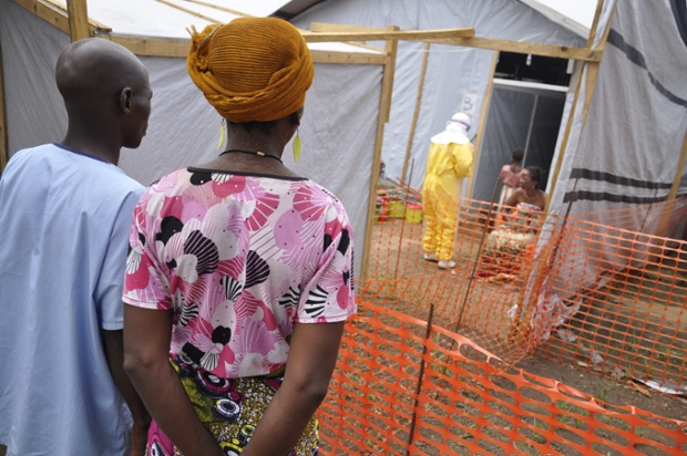 A patient arrived at the ebola healthcare structure in Guéckédou .