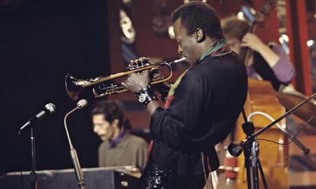 Miles Davis Performs On Stage