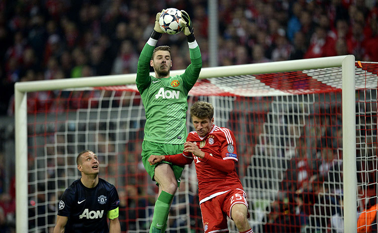 Bayern v United: Manchester United keeper David de Gea