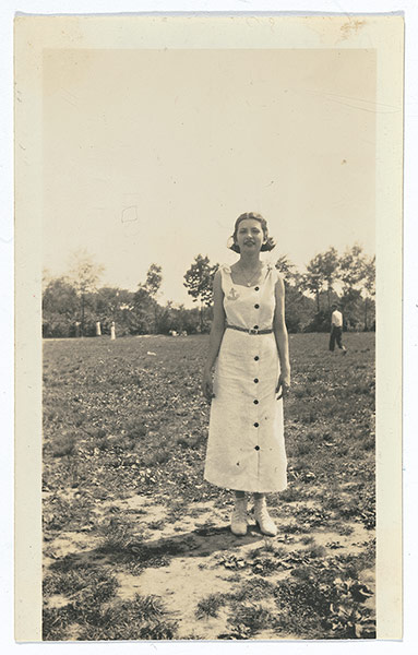 Girls Standing on Lawns: Agnes Hambrick