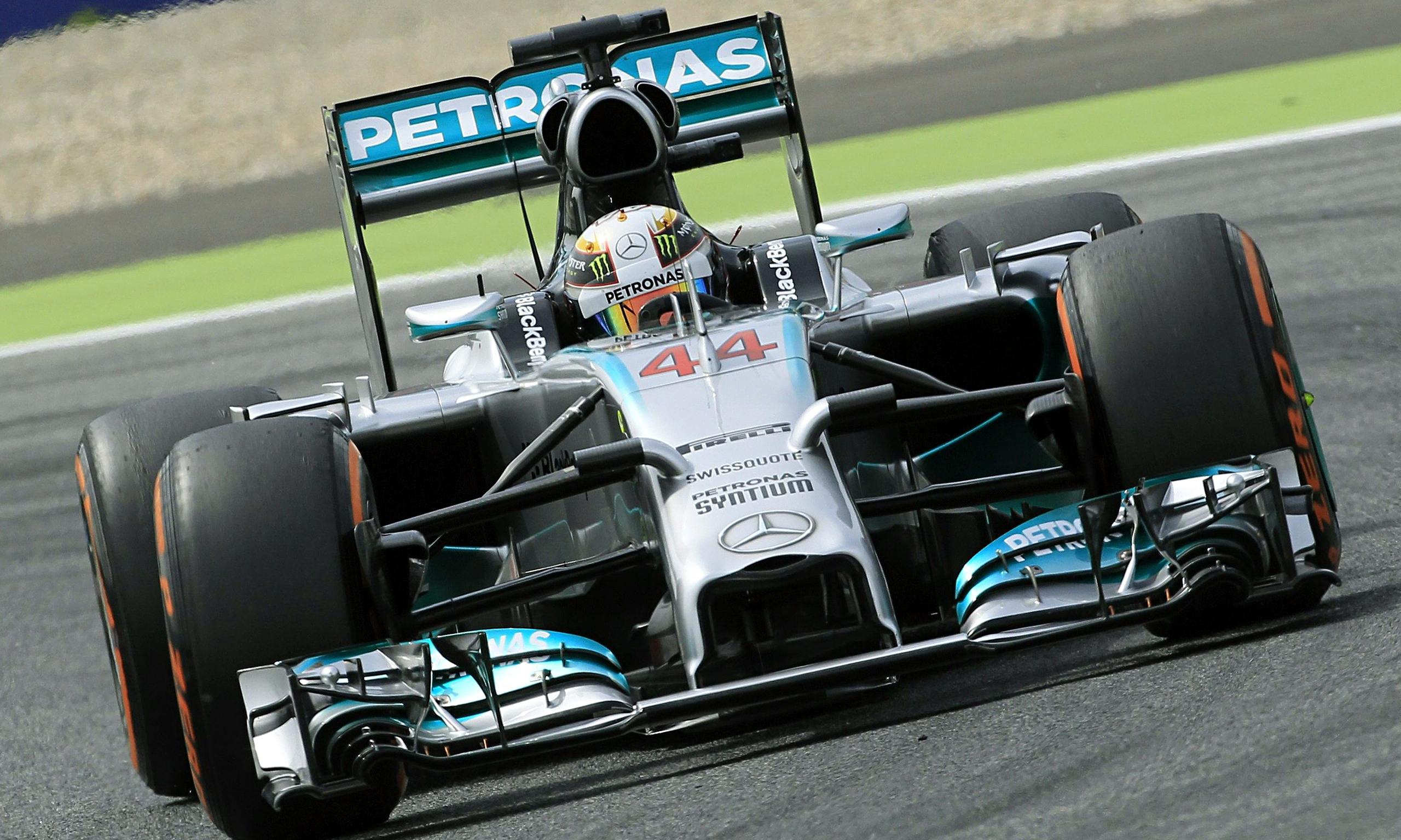 Lewis Hamilton puts Mercedes on pole again for Spanish ...