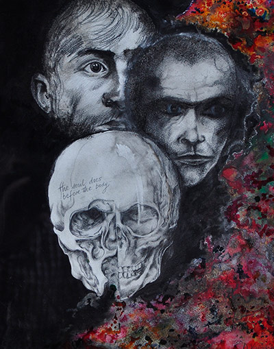David Vaughan: Skull Painting