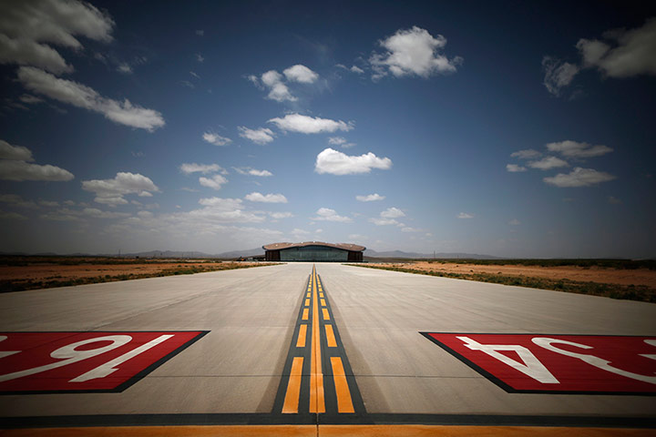 From the agencies: The main runway at Spaceport America's Virgin Galactic Gateway