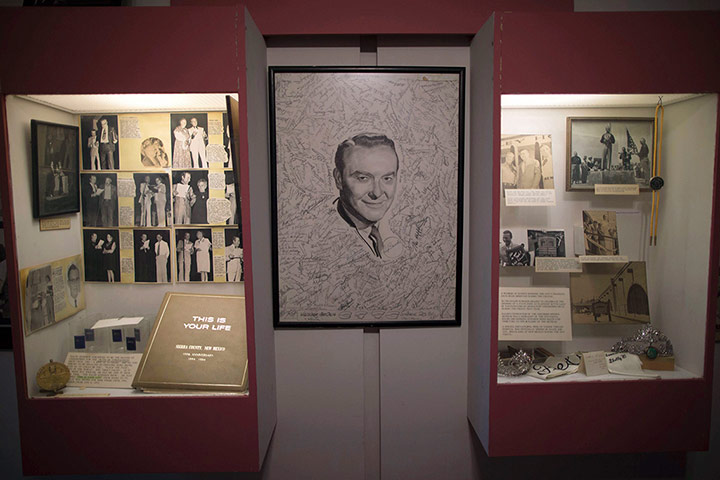 From the agencies: A display in honor of radio host Ralph Edwards in Truth or Consequences