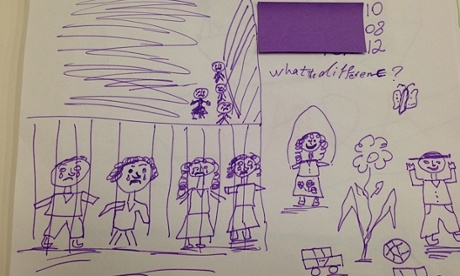 children drawing