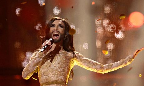 Conchita Wurst representing Austria perf