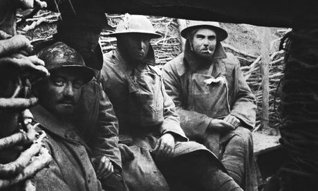 First World War Soldiers in Trench