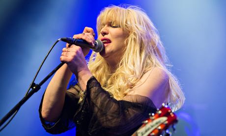 Courtney Love on stage at Shepherd's Bush Empire