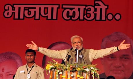 Modi addressing rally in Allahabad