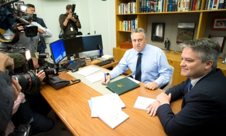 Joe Hockey and Mathias Cormann