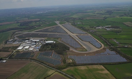 Britain's largest solar farm.