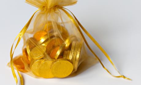 Chocolate gold coins