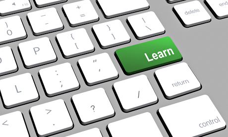 a learn button on a computer keyboard