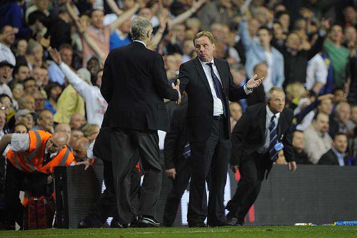 Tottenham managers: In Harry Redknapp's first full season in charge, Spurs reached the Champion