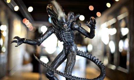 Alien sculpture HR Giger museum, Switzerland