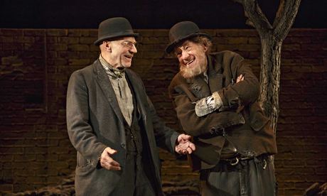 Patrick Stewart and Ian McKellen in Waiting for Godot