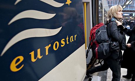 Passengers arriving on Eurostar
