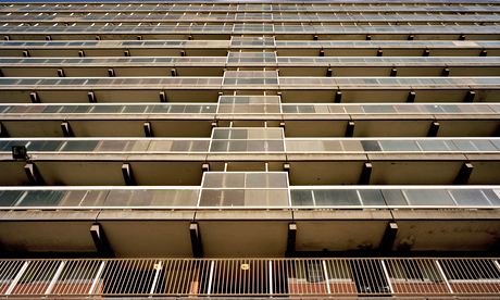 Social housing tower block 