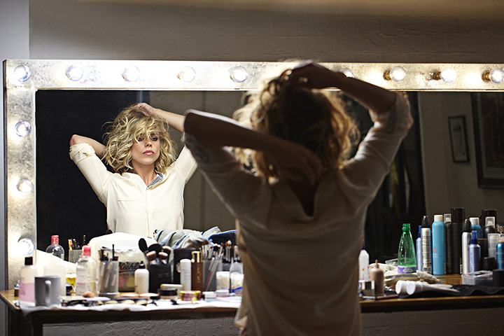 original observer: Billie Piper at a dressing table